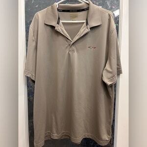 Greg Norman Collection Tan Polo Shirt Classic Short Sleeve (B4)